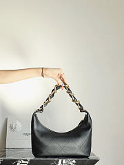 Fortok Chanel 25 Hobo bag in black 24 * 28 * 7.8cm - 6