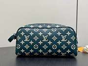Fortok Louis Vuitton Dopp Kit toiletry pouch Green 28*15*16.5Cm - 1