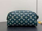 Fortok Louis Vuitton Dopp Kit toiletry pouch Green 28*15*16.5Cm - 6