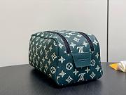 Fortok Louis Vuitton Dopp Kit toiletry pouch Green 28*15*16.5Cm - 4