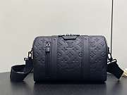 Fortok Louis Vuitton City Keepall bag Black 27.5*16.5*15Cm - 1