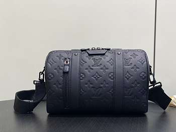Fortok Louis Vuitton City Keepall bag Black 27.5*16.5*15Cm