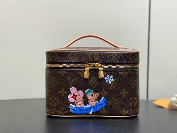 Fortok Louis Vuitton Nice Mini Other Monogram Canvas 20*13.5*12Cm