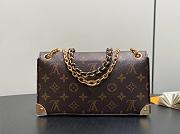 Fortok Louis Vuitton Trunkie Handbag Monogram 25*15*6Cm - 2