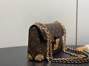 Fortok Louis Vuitton Trunkie Handbag Monogram 25*15*6Cm - 4
