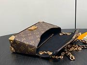 Fortok Louis Vuitton Trunkie Handbag Monogram 25*15*6Cm - 5