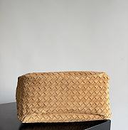 Fortok Bottega Veneta Campana bag in woven leather Brown 33*20*16.5cm - 3