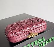 Fortok Bottega Veneta Knot clutch bag in a burgundy 20.5*6*12.5cm - 2