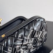 Fortok Bottega Veneta Knot clutch bag in a Black 20.5*6*12.5cm - 4