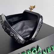 Fortok Bottega Veneta Knot clutch bag in a Black 20.5*6*12.5cm - 2