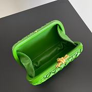 Fortok Bottega Veneta Knot clutch bag in a Green 20.5*6*12.5cm - 4