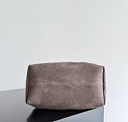 Fortok Bottega Veneta Pinacoteca tote bag in light blue 24*15*12cm - 5