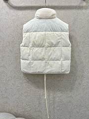 Fortok Moncler Arques down vest in White - 3