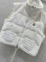 Fortok Moncler Arques down vest in White - 4