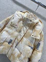 Fortok Miu Miu cropped puffer jacket Yellow - 6