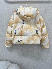 Fortok Miu Miu cropped puffer jacket Yellow - 4