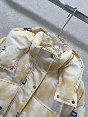 Fortok Miu Miu cropped puffer jacket Yellow - 3