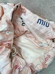 Fortok Miu Miu cropped puffer jacket Pink - 5