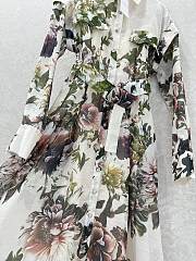 Fortok Zimmermann floral cotton sateen shirt dress White - 4