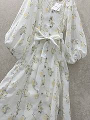 Fortok Zimmermann August belted floral-print linen midi dress - 3