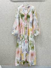 Zimmermann August belted floral-print linen maxi dress - 1