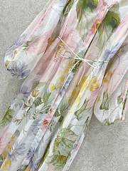 Zimmermann August belted floral-print linen maxi dress - 6