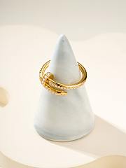 Fortok Cartier Juste un Clou Ring With Diamonds in Gold - 1