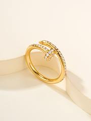 Fortok Cartier Juste un Clou Ring With Diamonds in Gold - 2