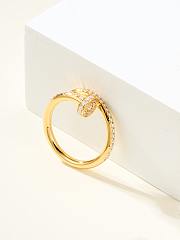 Fortok Cartier Juste un Clou Ring With Diamonds in Gold - 3