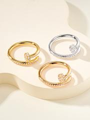 Fortok Cartier Juste un Clou Ring With Diamonds in Gold - 5