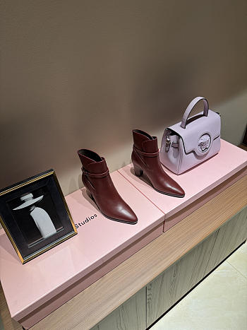 Fortok Loro piana Boots in Red