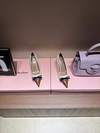 Fortok Valentino Pointed Heels White