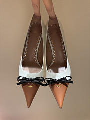 Fortok Valentino Pointed Heels White - 5