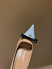 Fortok Valentino Pointed Heels Brown and Blue - 5