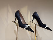 Fortok Valentino Pointed Heels Full White - 6
