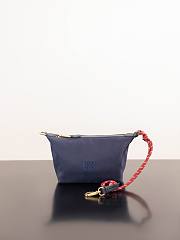 Fortok Miu Miu navy blue gabardine pouch 18.5*14*10cm - 2