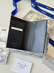 Fortok Christian Dior 30 Montaigne Passport Holder in blue 10 x 13.3cm - 6