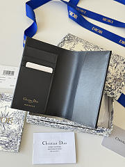 Fortok Christian Dior 30 Montaigne Passport Holder in Black 10 x 13.3cm - 6