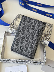 Fortok Christian Dior 30 Montaigne Passport Holder in Black 10 x 13.3cm - 2