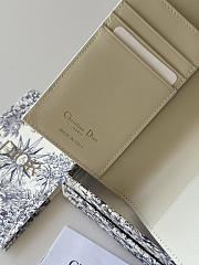 Fortok Christian Dior 30 Montaigne Passport Holder in light blue 10 x 13.3cm - 6