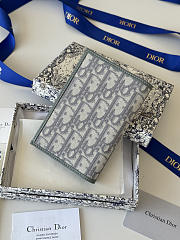 Fortok Christian Dior 30 Montaigne Passport Holder in Grey 10 x 13.3cm - 6
