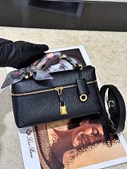 Fortok Loro Piana Extra Bag L23 Black 23/8/13cm - 1