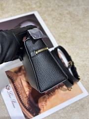 Fortok Loro Piana Extra Bag L23 Black 23/8/13cm - 4