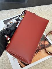Fortok Loro Piana Extra Bag L23 Burnt Red 23/8/13cm - 3