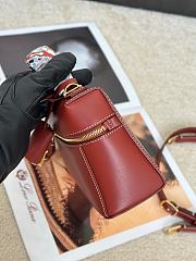 Fortok Loro Piana Extra Bag L23 Burnt Red 23/8/13cm - 6