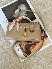Fortok Loro Piana Extra Bag L23 Taupe 23/8/13cm  - 1