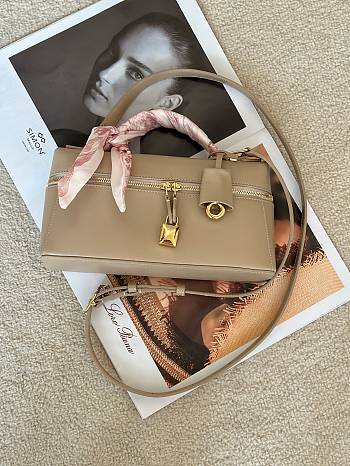 Fortok Loro Piana Extra Bag L23 Taupe 23/8/13cm 
