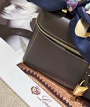 Fortok Loro Piana Extra Bag L23 Espresso 23/8/13cm - 6