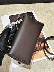Fortok Loro Piana Extra Bag L23 Espresso 23/8/13cm - 3