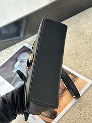 Fortok Loro Piana Extra Bag L23 Black Leather 23/8/13cm - 6